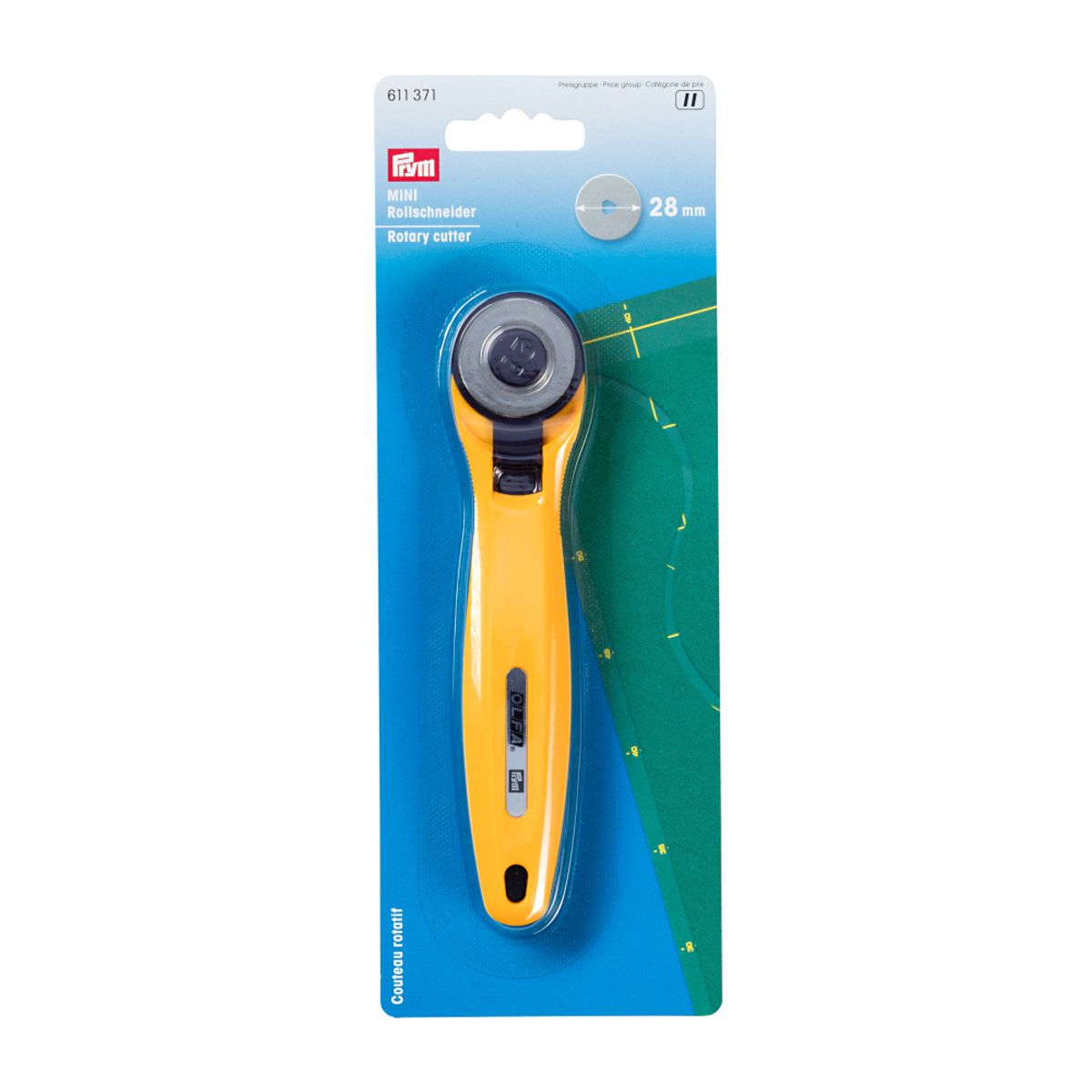 28 mm rullekniv Olfa - ergonomisk (Prym)