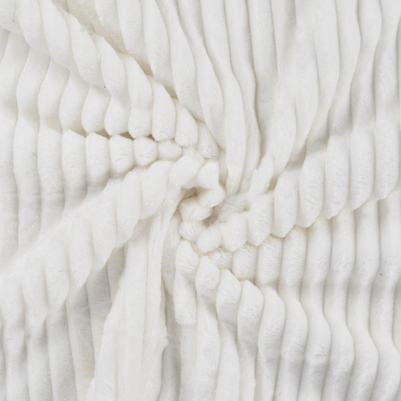 25 cm Luksusfleece - striper, offwhite