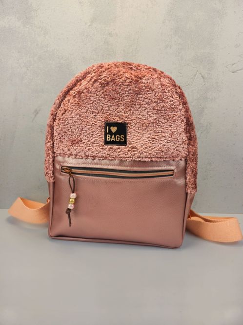 Hovedbilde Imitert skinn - gammelrosa metallic